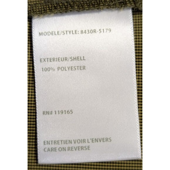 CLAUDIA EV Women's Size MEDIUM Shiny Olive Green Rain Jacket/Coat Windbreaker - Picture 5 of 16